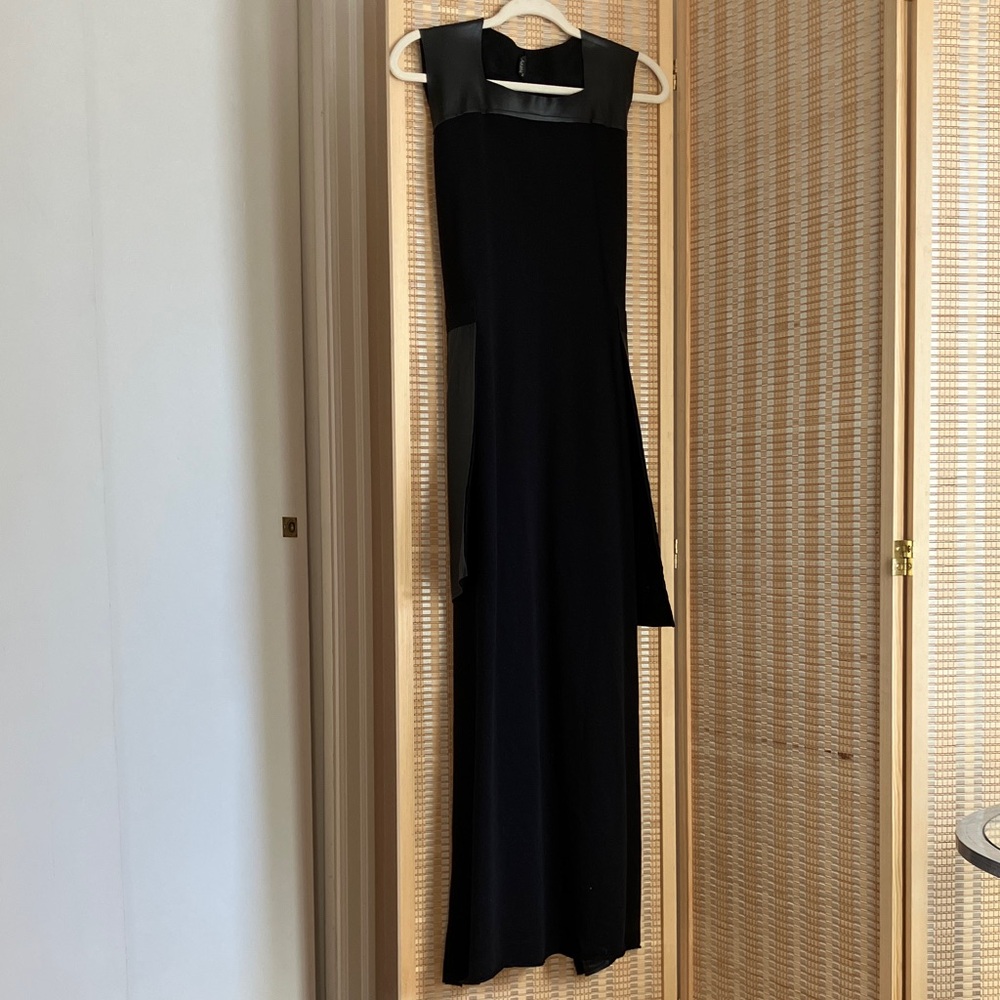 Aakasha knit and real leather dress - Picture 3 of 11